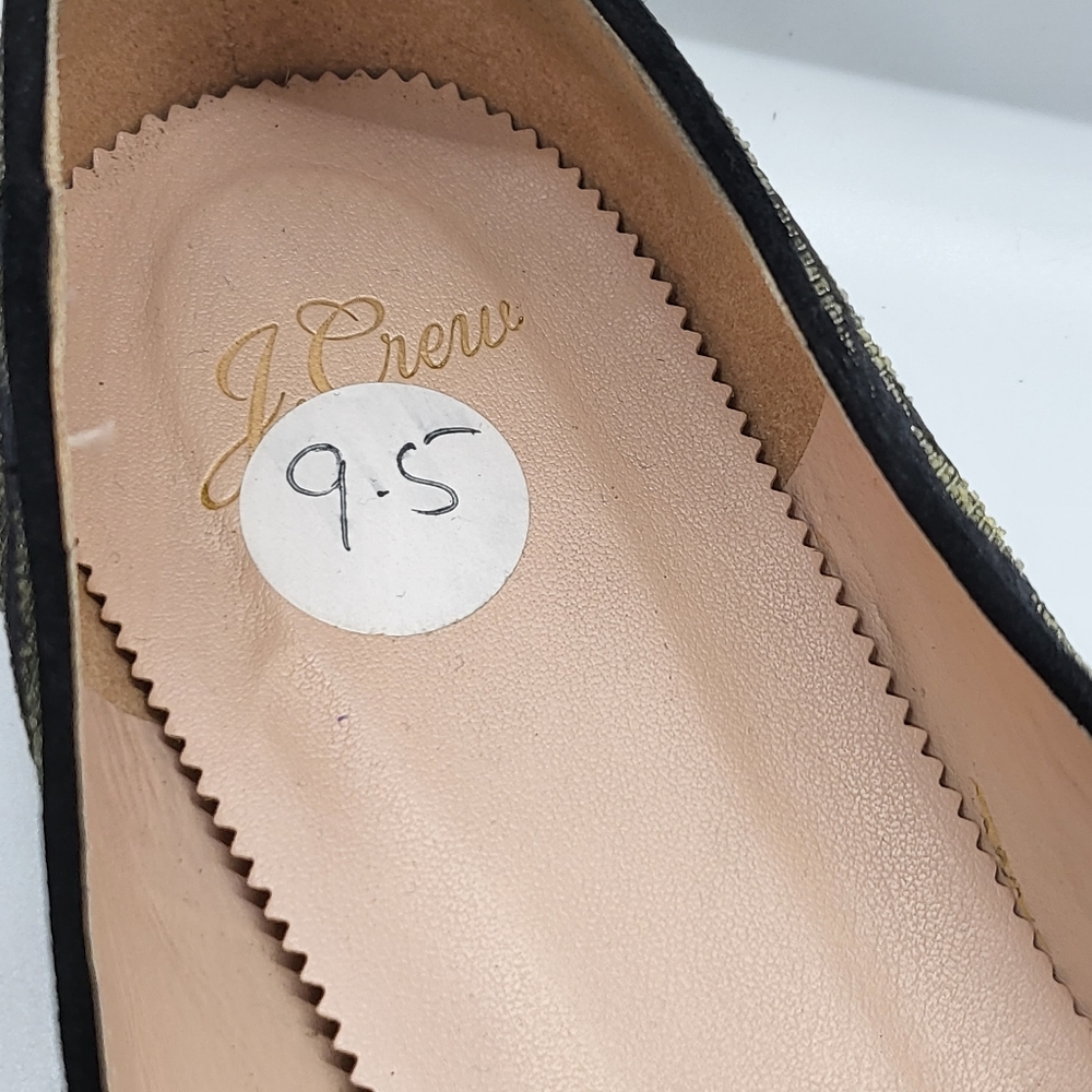 J. Crew Metallic Leopard Jacquard Loafers - Picture 5 of 9